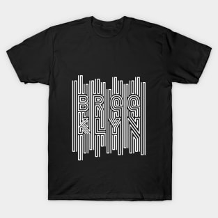 Brooklyn Line Art Design T-Shirt